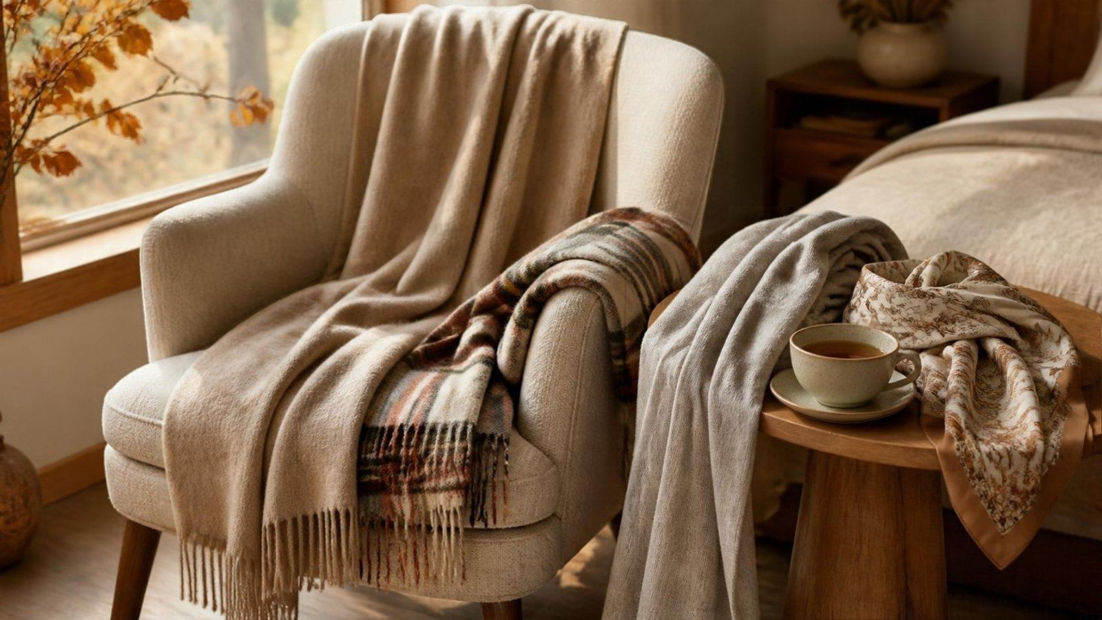 Styled scene: Scarves & Wraps